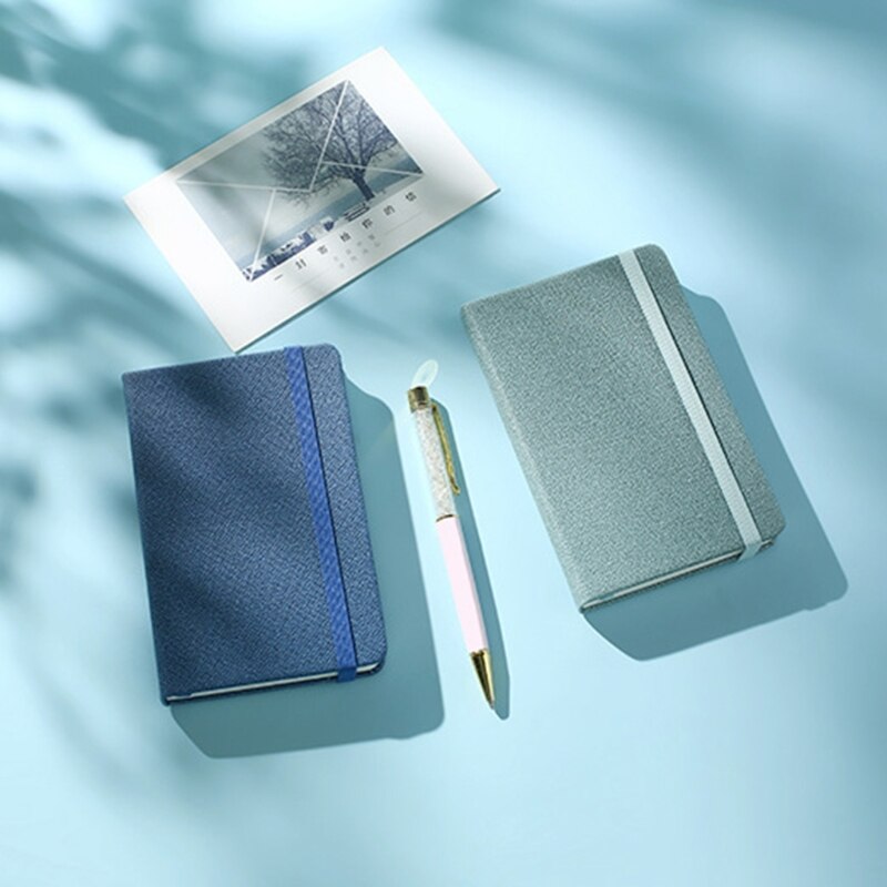 PU Leather Cover Diary Book Paper Vocabulary Notebook English Word Notepad Memo