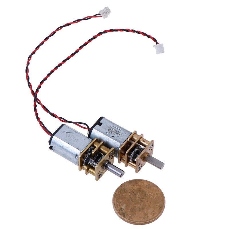 DC 3V-6V 5V 55rpm Reduction Gearbox Slow Speed Micro N20 Full Metal Gear Motor