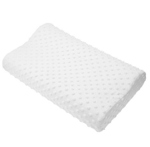 Memory Foam Kussen 3 Kleuren Orthopedische Kussen Latex Nek Kussen Fiber Trage Rebound Zacht Kussen Massager Cervicale Gezondheid: white