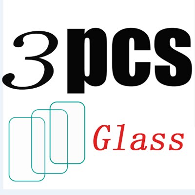 強化ガラステクノpouvoir 4ガラス保護フィルムテクノPouvoir4 proのスクリーンプロテクターカバー: 3PCS Glass / Pouvoir 4 Pro