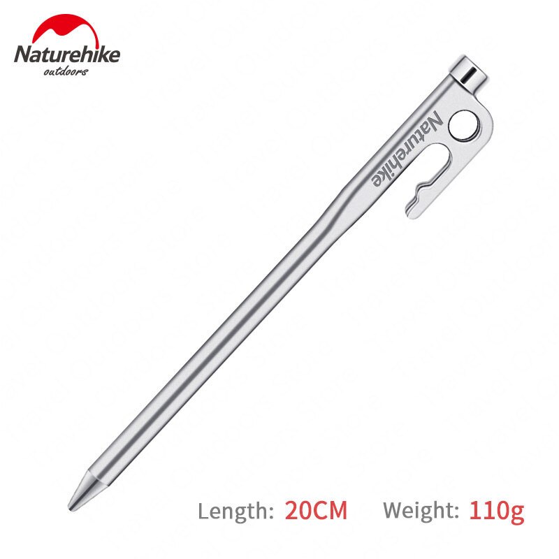 Naturehike high strength stainless steel studs, 420 stainless steel tent accessories, anti-fall: 20cm