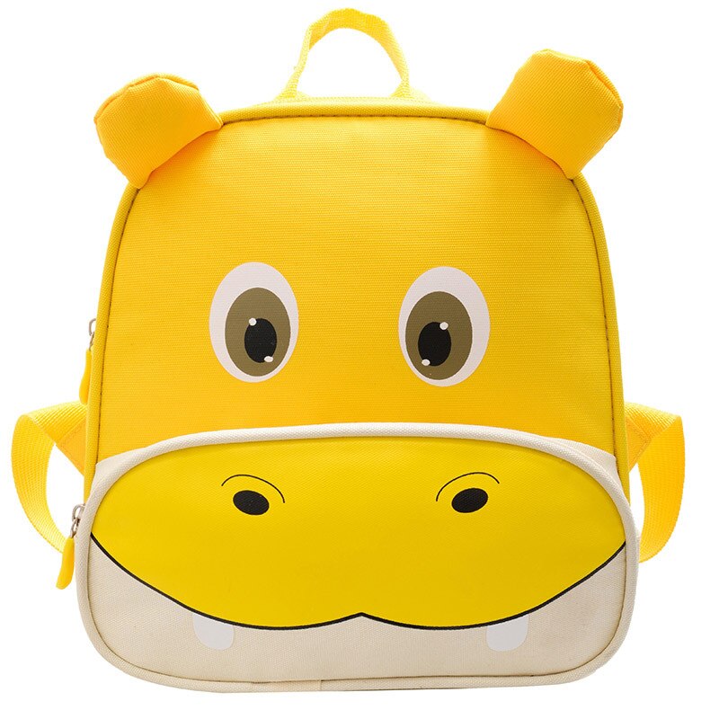 Mochila Escolar con dibujos animados para niños, morral Escolar con dibujos animados, Plecak Szkolny zoo: yellow
