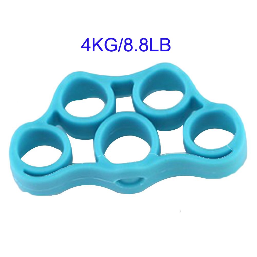 Finger Stretcher Hand Resistance Bands Hand Extensor Exerciser Finger Grip Strengthener for Exercise Guitar &Rock Climbing: Gold