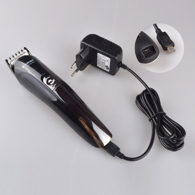 Hår trimmer 6 i 1 oppladbar titan hårklipper trimmer menn skjegg trimmer styling verktøy hår barbermaskin  d43