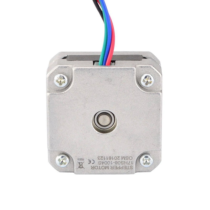 17Hs08-1004S 4-Lead Nema 17 Stepper Motor 20Mm 1A 13Ncm(18.4Oz.In) 42 Motor Nema17 Stepper For Diy 3D Printer Cnc Xyz