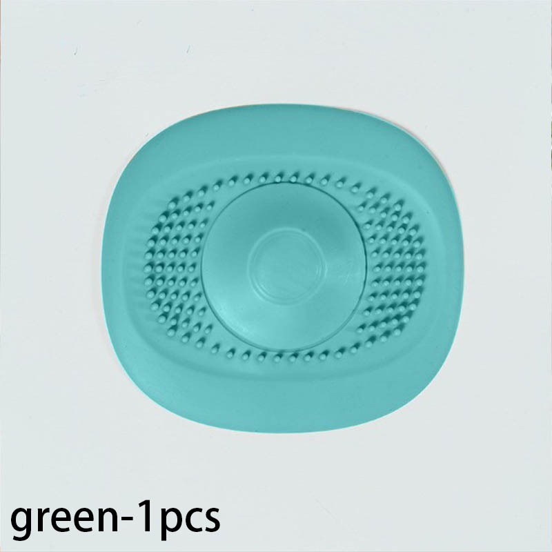 Couvercle anti-odeur pour drain de sol, type presse, filtre de drainage d'évier, filtre de sol de baignoire, bouchon d'étanchéité pour canalisation anti-odeur de salle de bains: green
