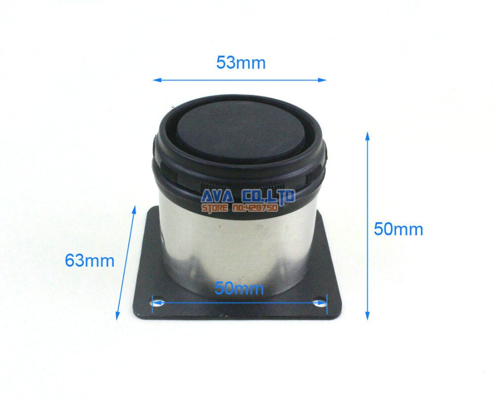 4 Pieces 50mm Adjustable Stainless Steel Round Furniture Cabinet Leg Cupboard Table Feet