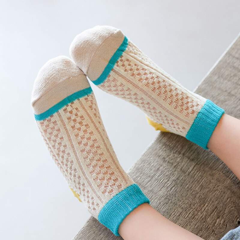 5 Paar Zomer Dunne Kinderen Sokken Jongens En Meisjes Sokken