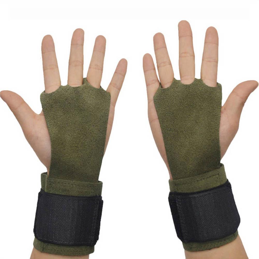 Gym Fitness Gewichtheffen Anti-Slip Handschoen Pols Wraps Palm Protector Cover Voor Mannen Musculation Vrouwen Anti-Slip barbell Halter