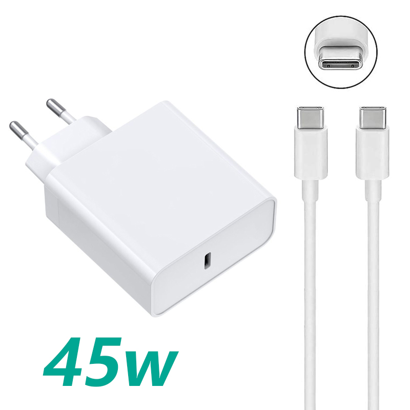 45W 65W 87W 20V 3.25A USB Type C PD Charger USB C Power Laptop Adapter for Macbook Pro 12 13 Huawei Matebook HP DELL Notebooks: Orange
