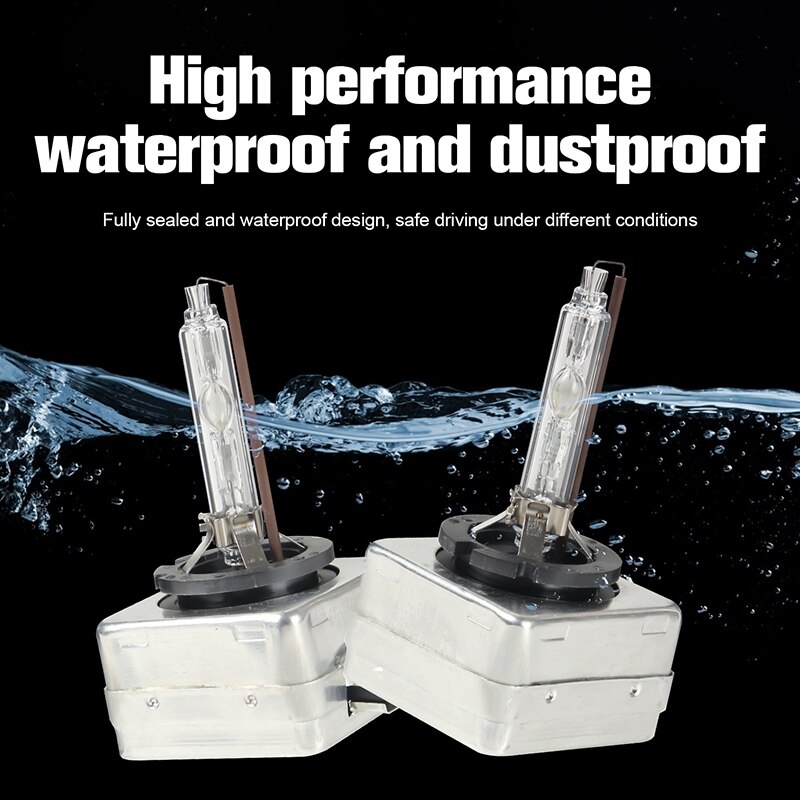 D1S Xenon Hid Vervanging Koplamp Lampen 35W Hoge Dimlicht Voor 12V Auto Koplampen, 2 Pack
