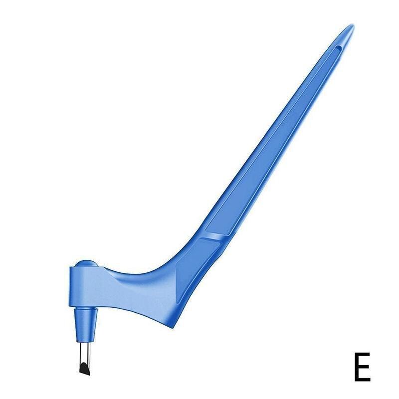 DIY Craft Paper Cutting Tools 3 Blades 360 Rotating Blade Craft Cutting Knife Wear-Resisting Cutter Handmade Art Carving Tool: Blue Cutter