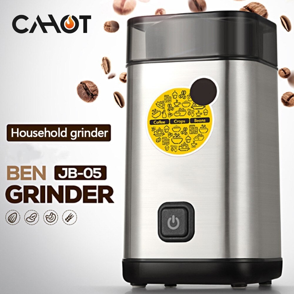 Cahot Mini 300W Elektrische Koffiemolen Roestvrijstalen Messen Grote Capaciteit Voor Zout Peper Molen Koffieboon Grind Machin