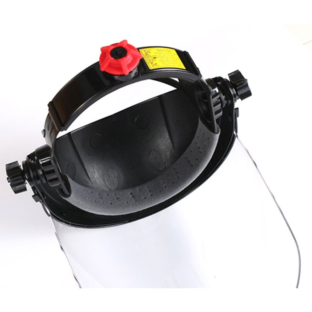 Welding Tool Welders Headset Protection Masks PVC Welding Helmets Anti-splash Droplets Safety Protective Equipment Transparent