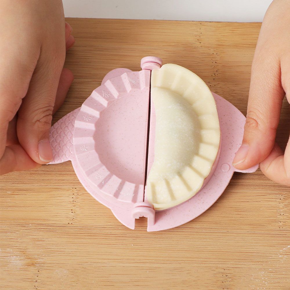 Moule à Ravioli en paille de blé, fabricant de raviolis chinois, Jiaozi, tartes, Clip, outil de pâtisserie