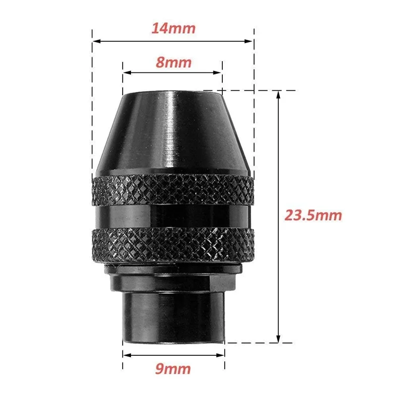 Mandril Universal sin llave de cambio rápido múltiple, repuesto de mandril Universal para herramientas rotativas Dremel 4486 3000 4000 7700 8200, 1/2/3 Uds.