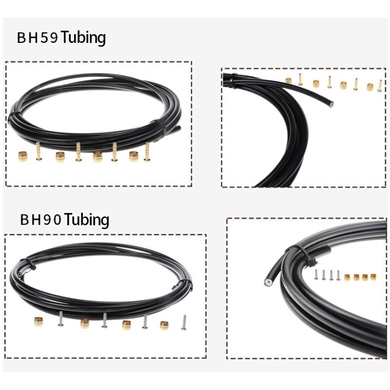 Tubo freno idraulico MTB/bici da strada BH90/59XT DEORE XTR tubo modificato allungato MTB freno bici cavo interno tubo filo
