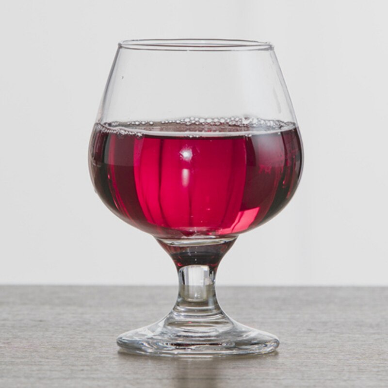 100-600ml European Brandy Snifter Wine Glass Small High Household Shot Glass Multi-Purpose Whiskey Wine Cup Bar Drink Drinkware: 250ml