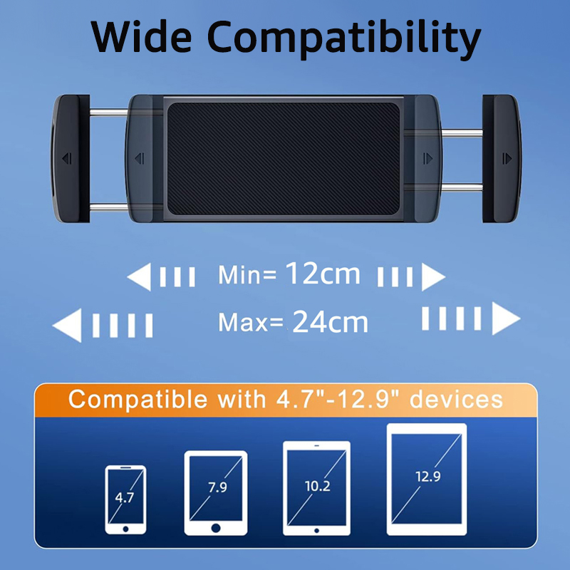 Untoom Auto Dashboard Zuignap Tablet Mobiele Telefoon Houder Voor Iphone Ipad Pro Mini Air Xiaomi Huawei 4.7-12.9 Inch Apparaat