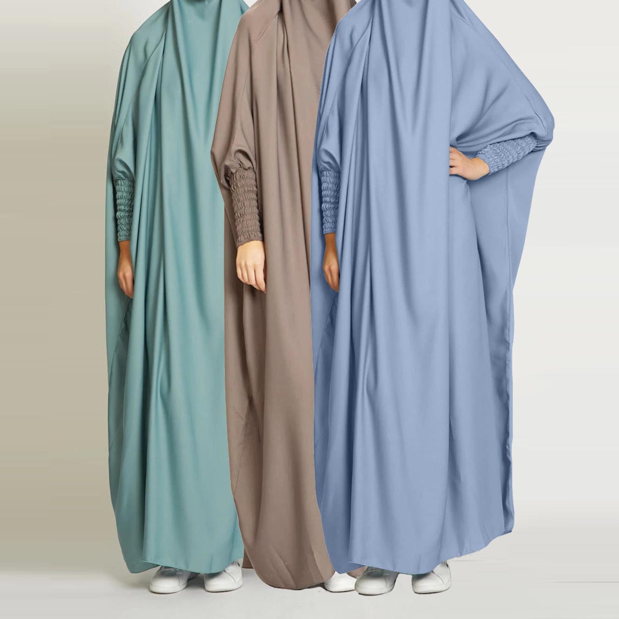 Jilbab – robe de prière en Satin, tenue une pièce élégante, 10 couleurs,