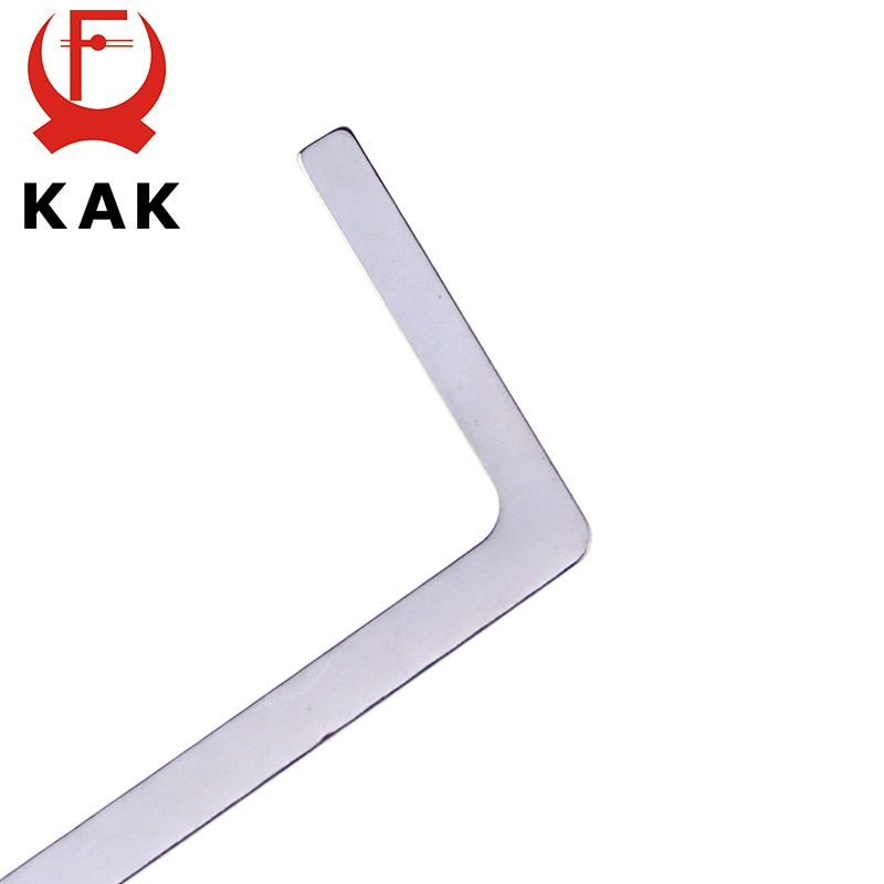 KAK 5PCS Locksmith Tools Stainless Steel Double Row Tension Wrench Tool Removal Hooks Lock Extractor Set Furniture Hardware