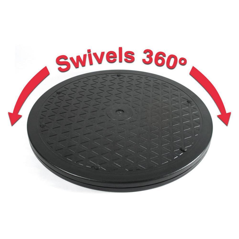 25cm Practical Round Pottery Wheel Rotate Turntable Kitchen Plate Rotary 360 Pottery Tool Clay Display Sculpture Rotation H A7w8