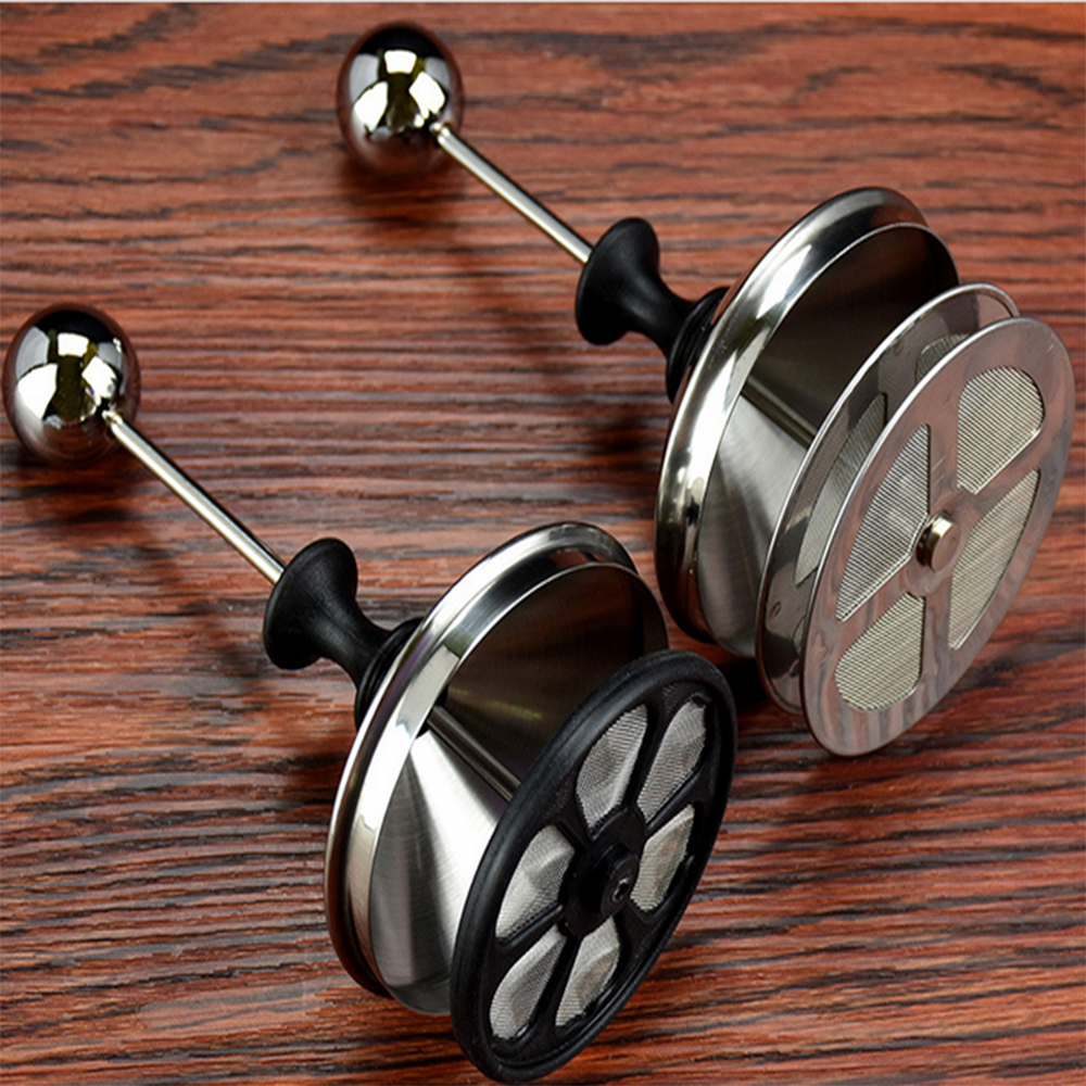 400cc melkopschuimer roestvrij staal dubbele handmatige melkopschuimer koffie melkopschuimer melkopschuimer beker melkopschuimer