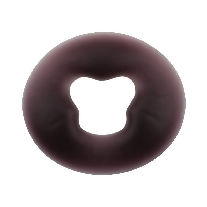 1Pcs 700G Soft Silicon Spa U-vorm Massage Kussen Spa Gel Pad Gezicht Relax Body Massage Cradle Kussen gezondheidszorg: coffee
