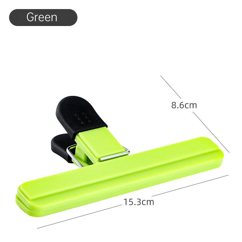 1/3 stk. bærbare store chipposeklemmer plastik assorterede størrelser mad-snackforsegling forseglingsklips tætningsklemme køkkenopbevaringstilbehør: Orange