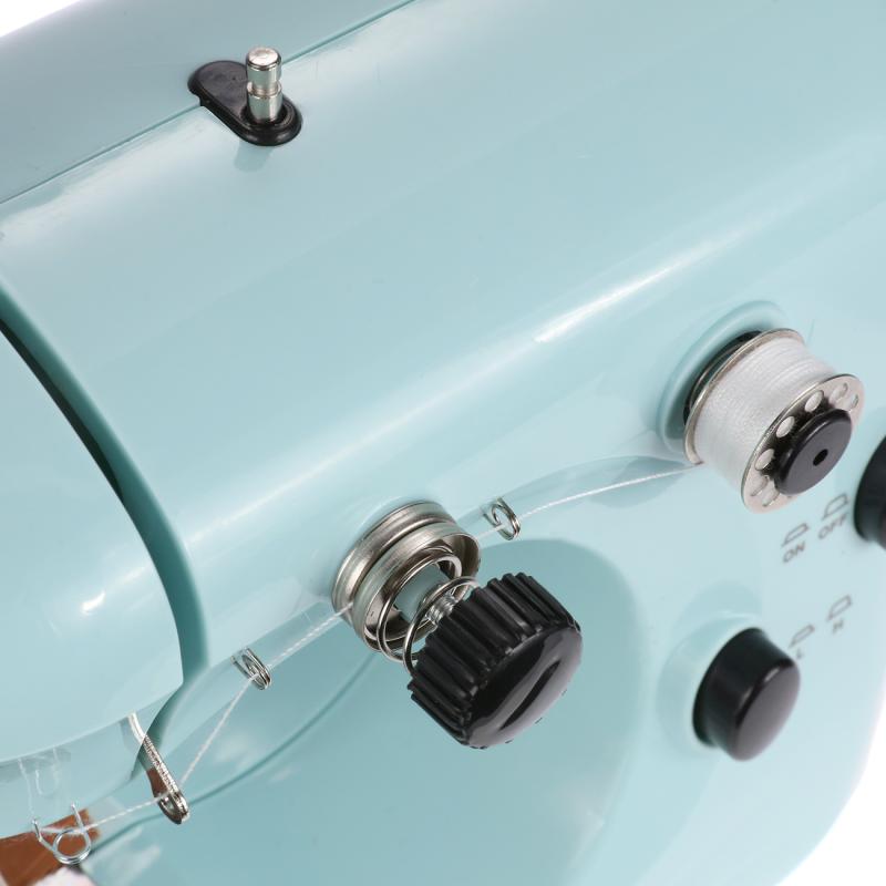 Mini Electric Sewing Machine Household Multi-Function Micro-Sewing Machine w/ Foot Pedal US Plug 2-Speed Adjustable Lightweight