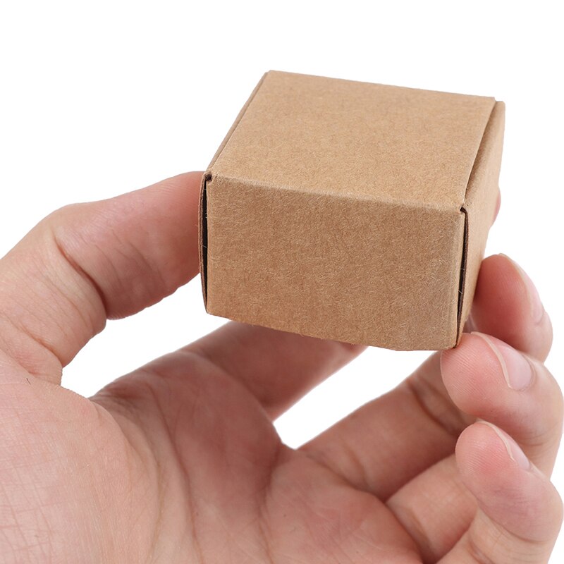10pc Dollhouse Mini Simulation Express Box Kraft Paper Box Model Accessories Toy