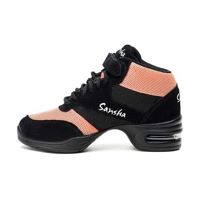 Sansha-zapatillas de baile transpirables de malla suela blanda, cómodas, para Salsa y Jazz, H135M: 5