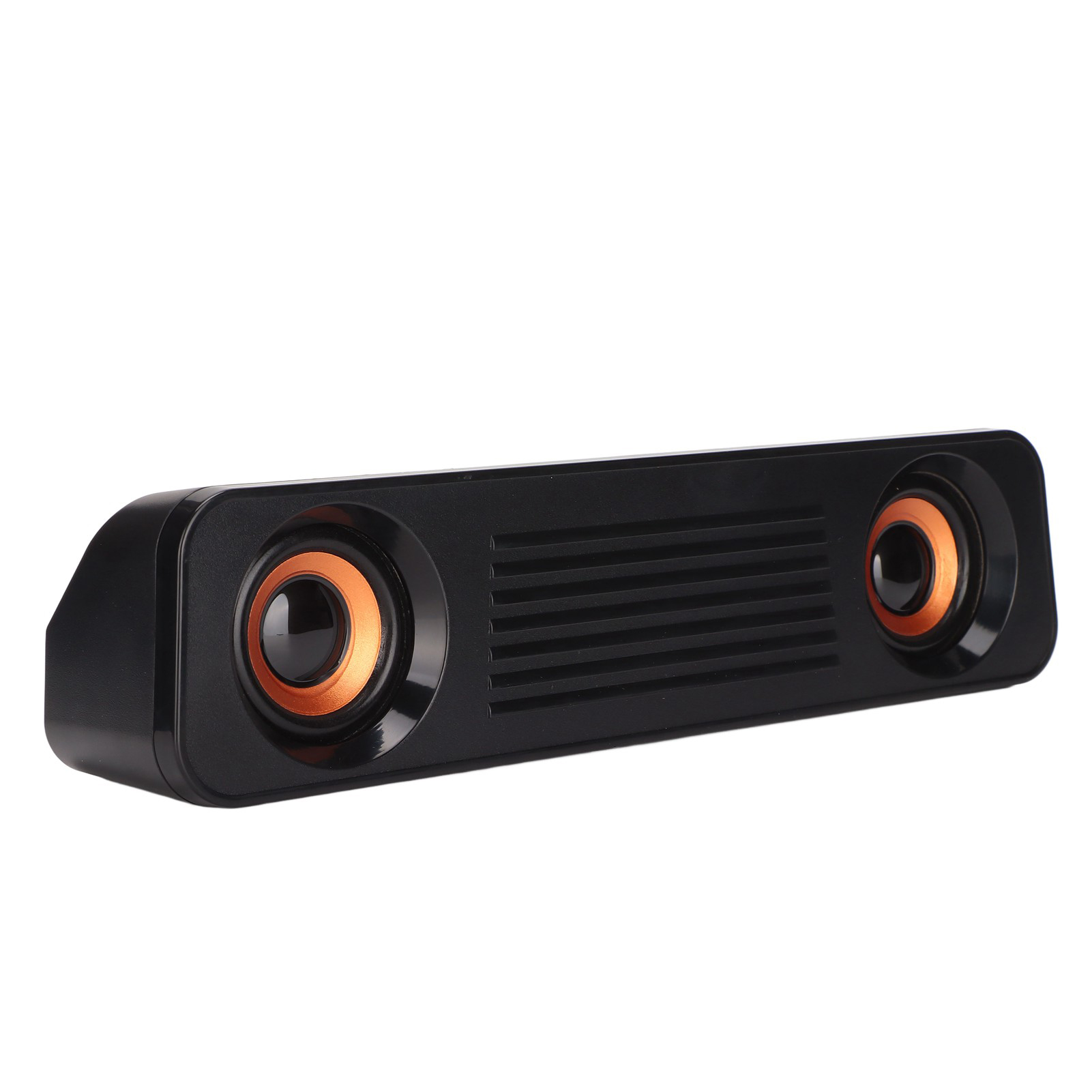 Caixa de som longa hi-fi com som surround, 3.5mm plugs, design requintado, portátil e com fio, para tv e computador.
