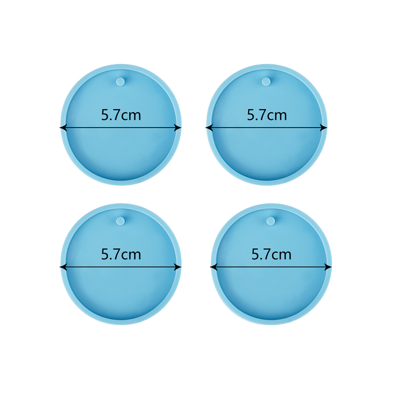 4/5Stck Weihnachten Ball Anhänger UV Epoxid Silikon bilden Blau/Rosa Schlüsselbund Harz Formen DIY Handwerk schmuck Dekorationen Gießen Werkzeuge: verrotten