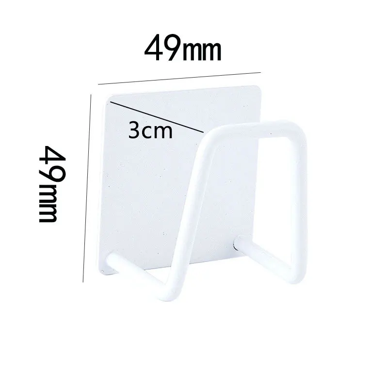 Keuken Spons Rekken Zelfklevende Gootsteen Sponzen Afvoer Droogrek Houders Roestvrij Stalen Muur Haken Thuis Opslag Haak Organisator: Licht Geel