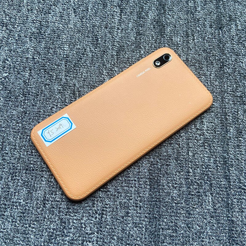 Capa traseira de vidro para huawei y5 5.71, capa de bateria para substituição em AMN-LX9 y5 2019 com lente de câmera: gold