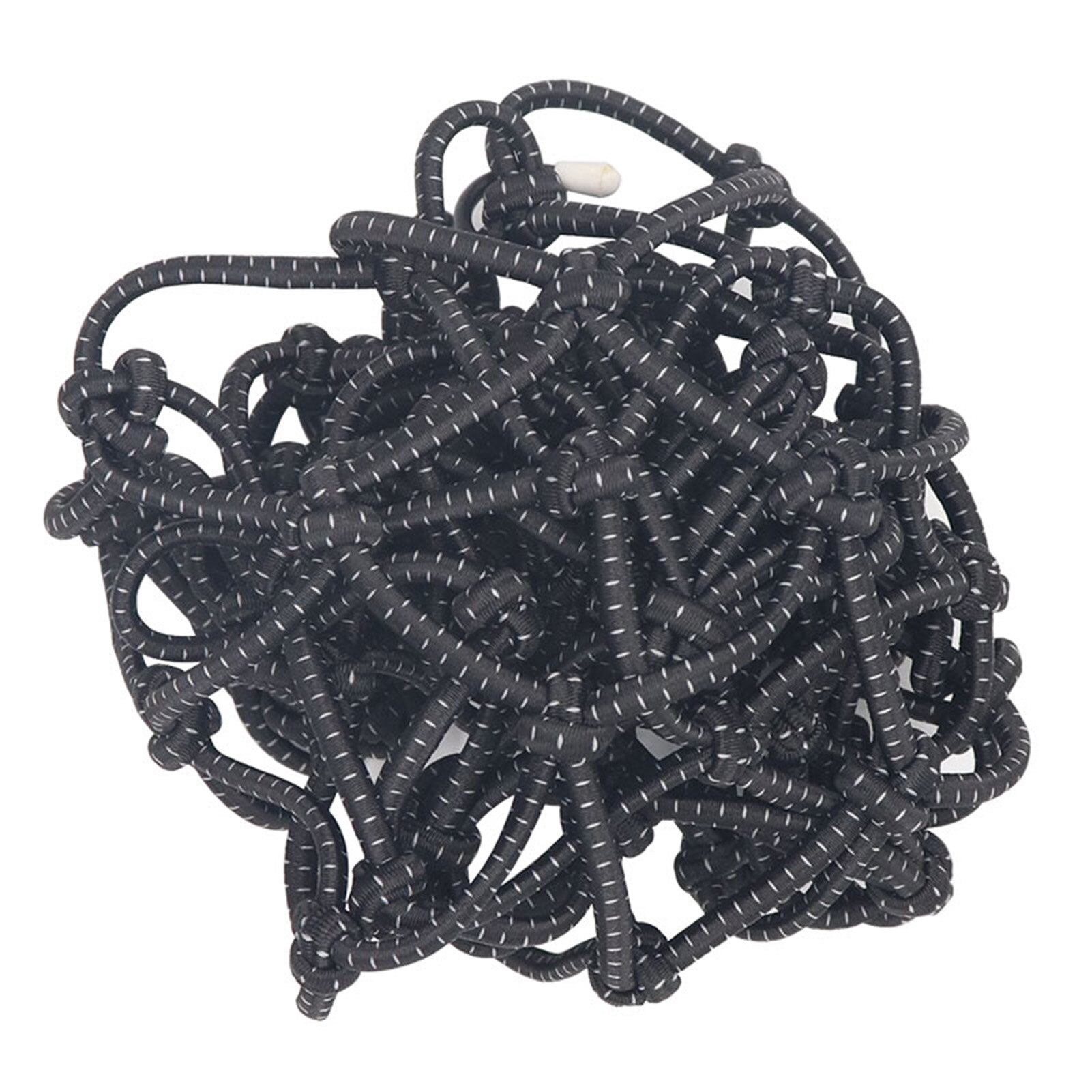 Large Capacity Motorcycle Helmet Mesh Net Motorcycle Cargo Net Protective Gears Luggage Hooks Motorcycle Accessories Organizer: Black And Grey