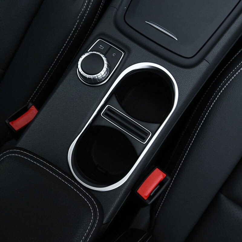 Supporto di Tazza del bicromato di potassio Della Copertura Trim per Mercedes Benz Cla 200 260 Gla una Classe W176 C117 A180 14-17 accessori Auto-Styling