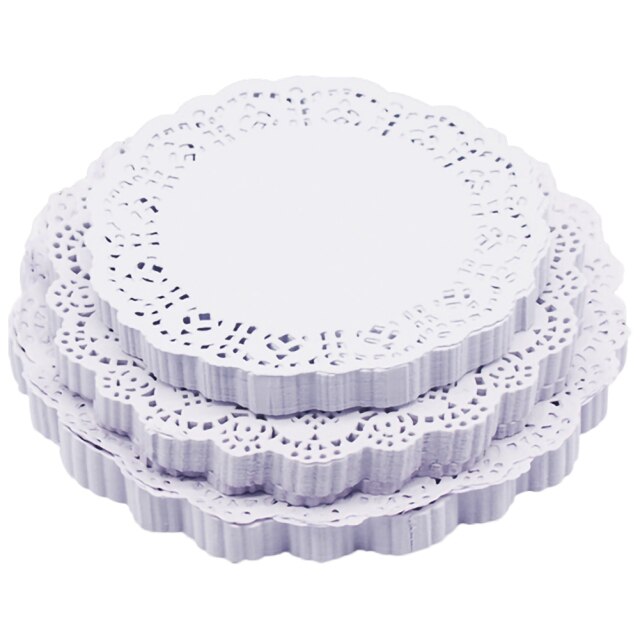 Jstoo Tafel Placemats Papier Kant Doilies Rechthoek 30X40Cm 25X35Cm Wit Decoratief Servies Placemats Cake Verpakking Papier Pads Matten 100 Stks-19 * 30 Cm (150 Stuks