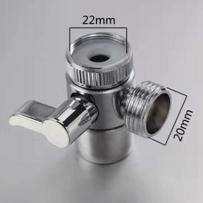3-weg T-kraan Adapter Connector Douchekop Omschakelklep Schakelaar Home Improvement Douchekranen Waterafscheider