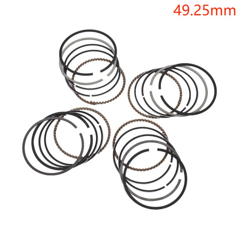 1/4Sets 49mm 49.25mm 49.5mm Motorcycle Piston Ring For Suzuki GSX250 72A GSXR250 GSX-R250 73A GSF250 74A GSX GSXR GSX-R GSF 250: 4 Sets 49.25mm