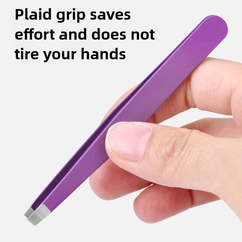 Pinzas para cejas de alta precisión, 4 Uds., extractor de pelos finos de Belleza del cabello, pinzas para cejas inclinadas de acero inoxidable, herramientas de maquillaje para eliminación