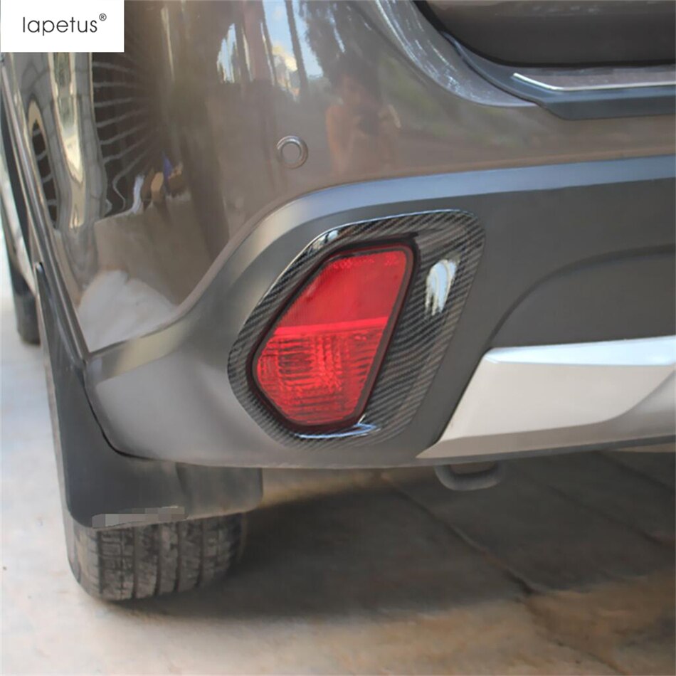 Chrome Accessories For Mitsubishi Outlander Front Rear Fog Lights Ring Head Lamp Eyelid Eyebrow Molding Cover Kit Trim