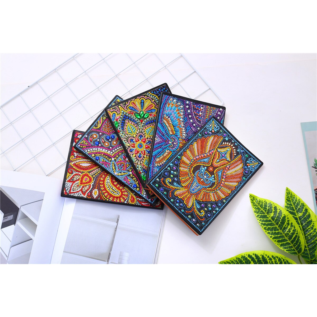 5D DIY Diamant Malerei Notizbücher Spezielle bilden Neuheiten Tagebuch Buch Diamant Stickerei A5 Mosaik Malerei Dekor