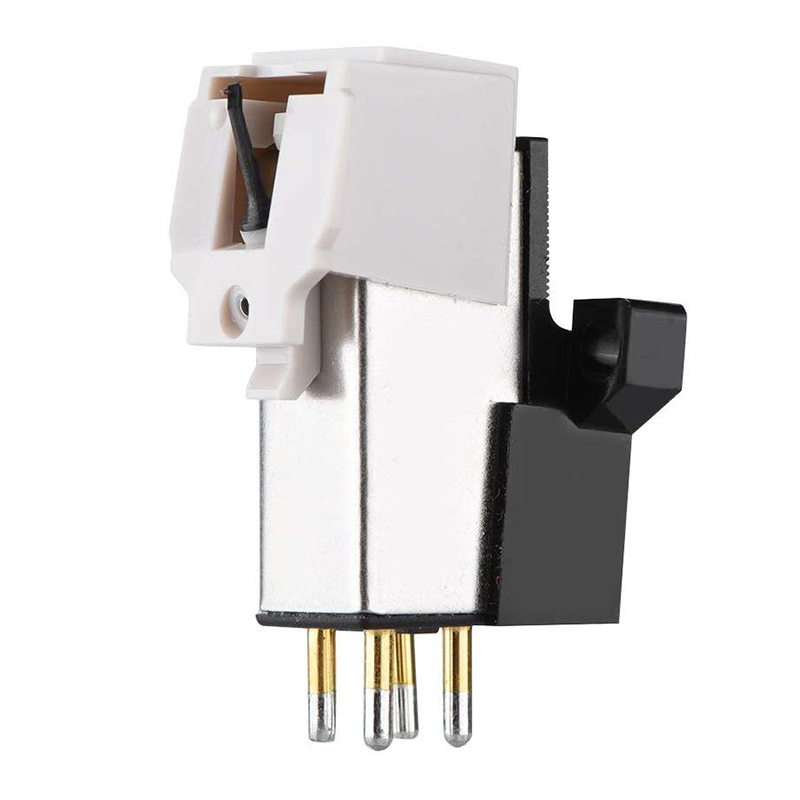Turntable Stylus - Metal + Plastic Cartridge Needle for LP Vinyl Record Player Standard Mount