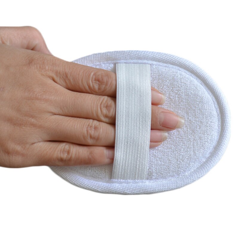 10 Stuks Natuurlijke Loofah Spons Wrijven Exfoliëren Bad Handschoen Ovale Bad Handdoek Huid Schijf Pads Mannelijke Vrouwelijke Gezicht reinigingsborstel