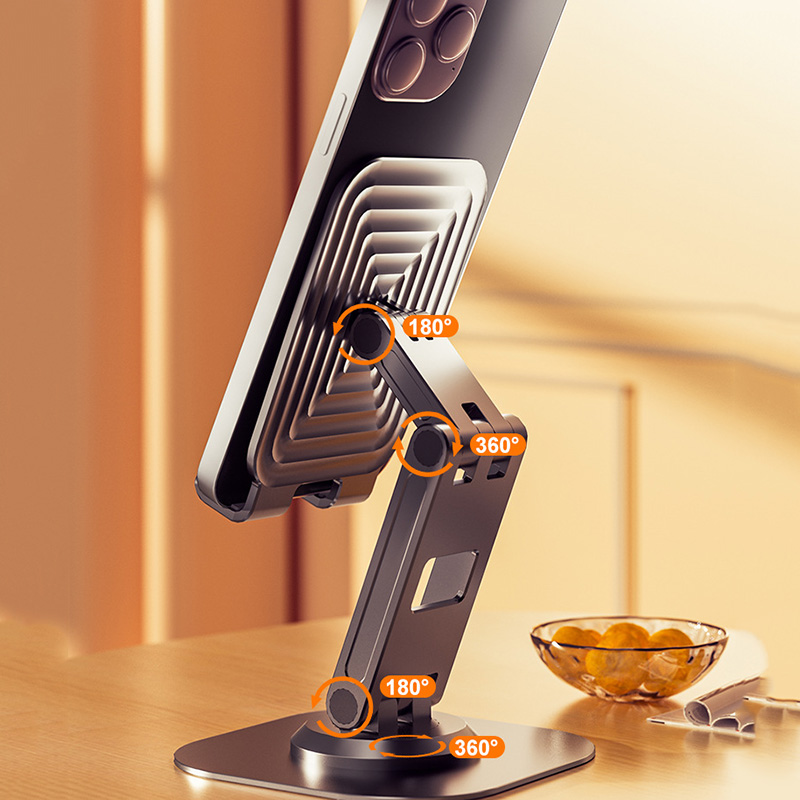 360 ° drehen Metall Schreibtisch praktisch Halfter Ständer für iPhone iPad Xiaomi verstellbare Schreibtisch-Tablette-Halfter Tisch praktisch-Ständer