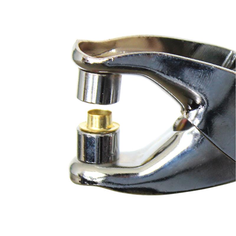 1 Set Eyelet Fabric Punch Pliers Leather Canvas Hole Puncher Tool Scrapbook Eyelet 100 Brass Rings Kit DIY Manual Tools Kit