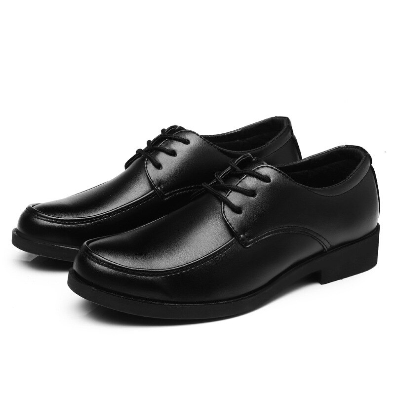 black Men Formal Shoes autumn Winter Men Dress Shoes Brand Men Leather Shoes Men Classic Business Gentleman Big Size