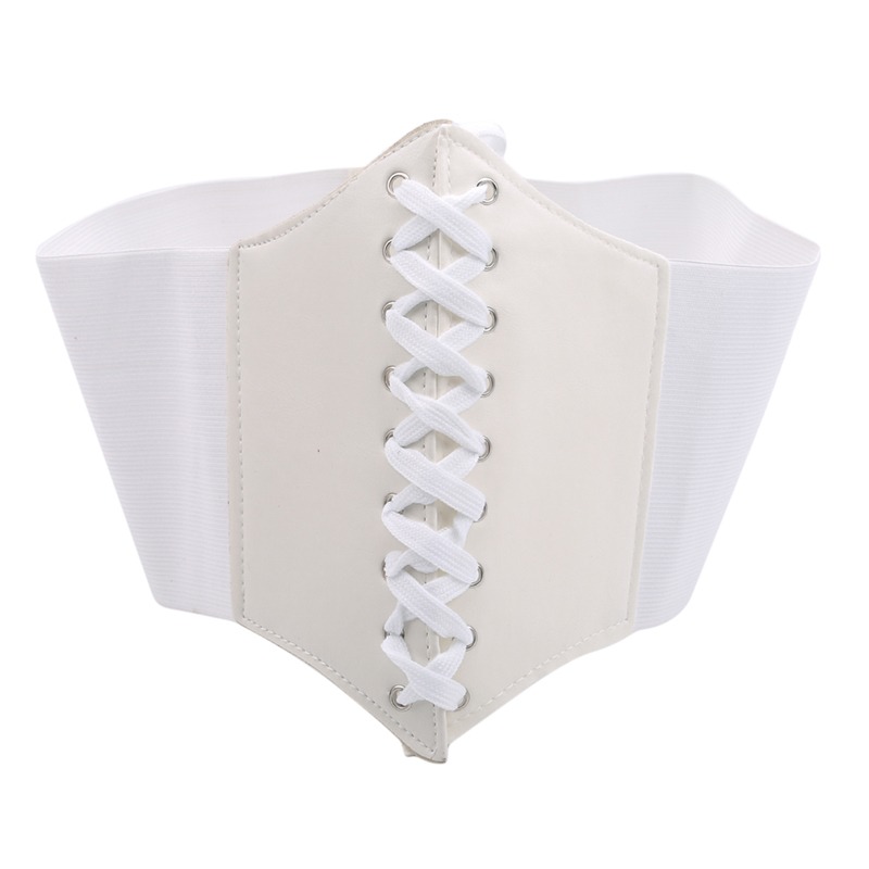 Corsé gótico debajo del busto para mujer, cinturones elásticos anchos de cuero brillante, corsés dorados para entrenador de cintura: Gris oscuro
